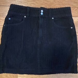 Black Urban Outfitters Corduroy Skirt